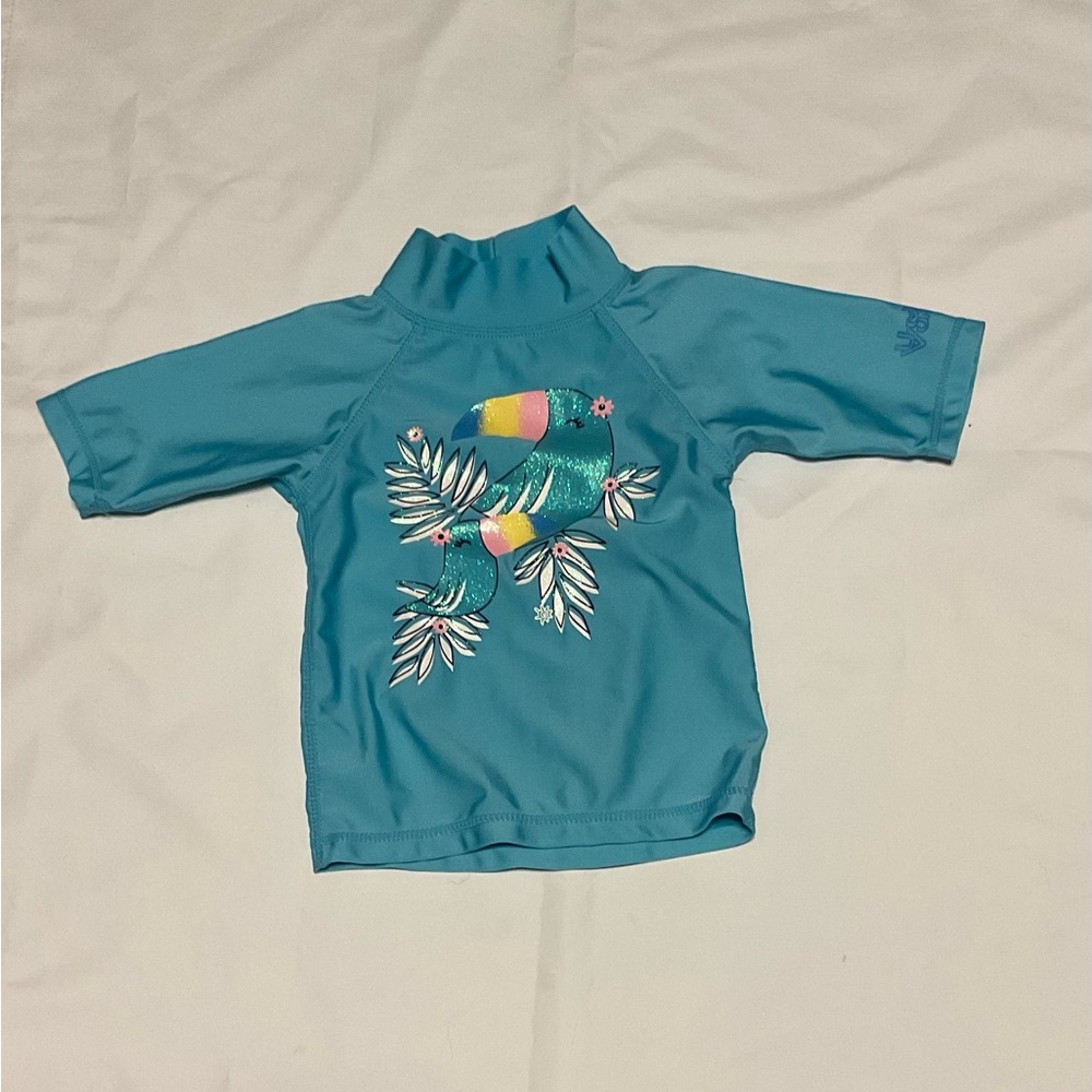 Girls UV Skinz Rashguard. UPF 50 Sunwear Pre-Owned. Excellent Condition. Size 3T